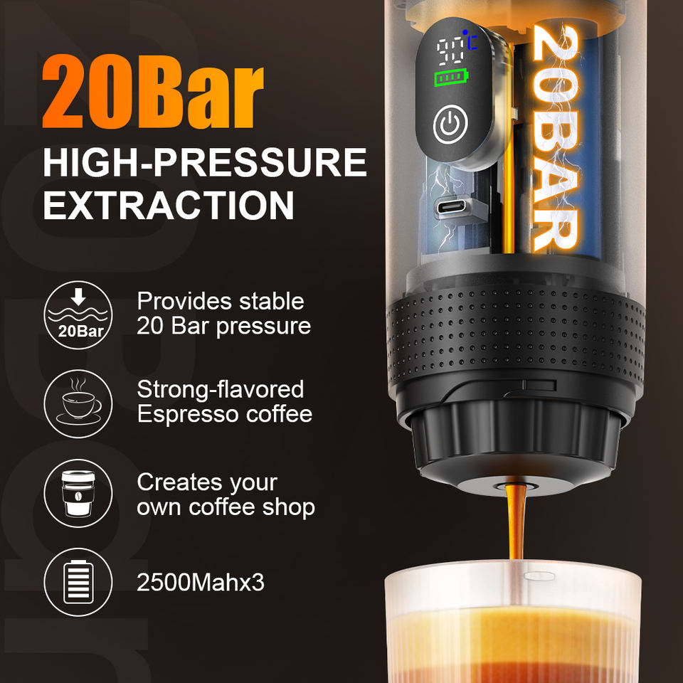 AROMIO™ Portable Espresso Barista