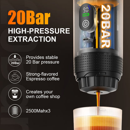 AROMIO™ Portable Espresso Barista